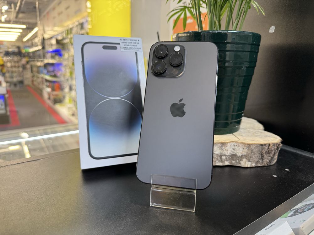 Telefon Apple iPhone 14 Pro Max 128 Gb bateria 100% ideany. 12mcy gwar - obrazek 2