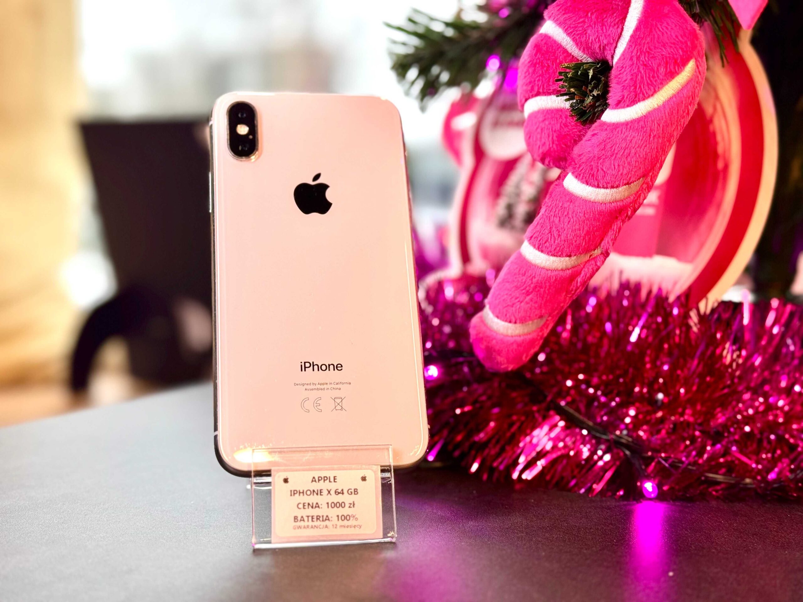 Telefon Apple IPhone X 64GB. Bateria 100%