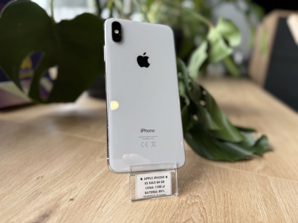 Telefon Apple Iphone XS MAX 64 GB, Bateria 95% 12mc gwarancja! - obrazek 2