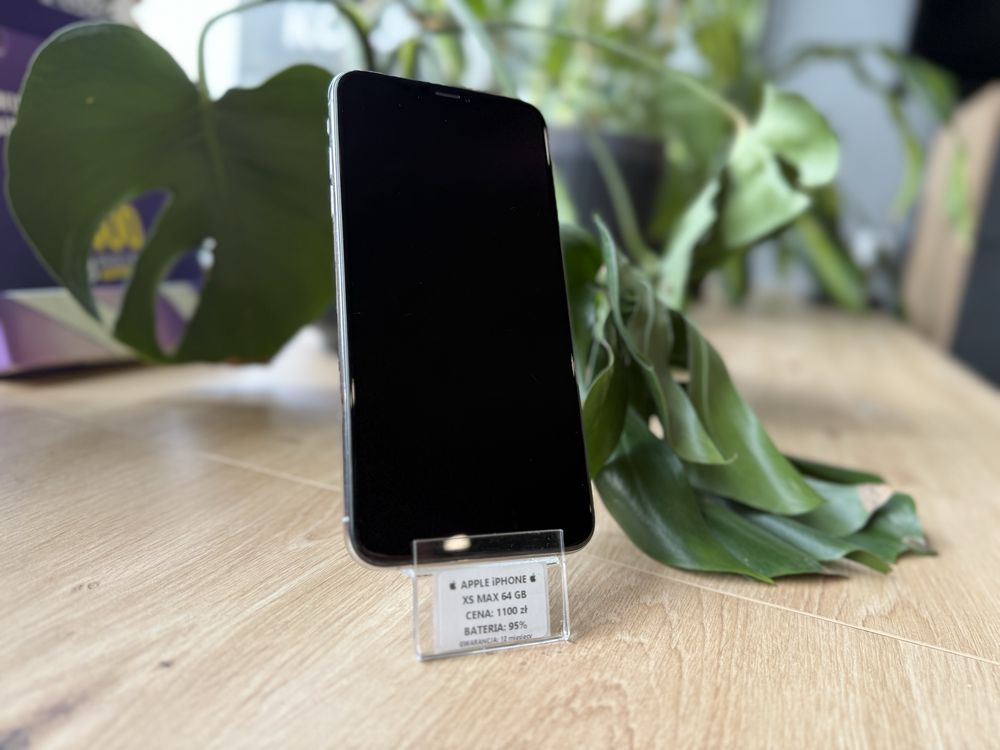 Telefon Apple Iphone XS MAX 64 GB, Bateria 95% 12mc gwarancja! - obrazek 3